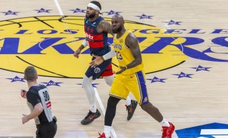 詹姆斯21+10+12里夫斯19+9 湖人大胜奇才