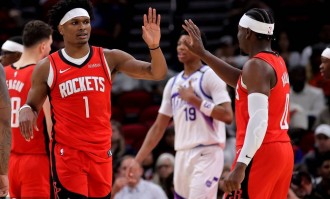 杜兰特25+5+6阿门21+8 申京19分火箭大胜爵士迎五连胜