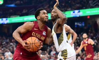 哈登28+7米切尔38分 骑士大胜步行者