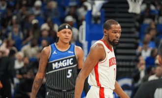 突然！明日湖人火箭G1开打 杜兰特右膝挫伤出战成疑